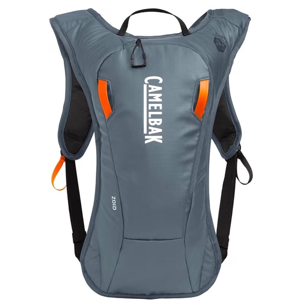 CamelBak Zoid Snow Hydration Pack 70oz 2L Grey Orange Ski Snowboard 2705002000P